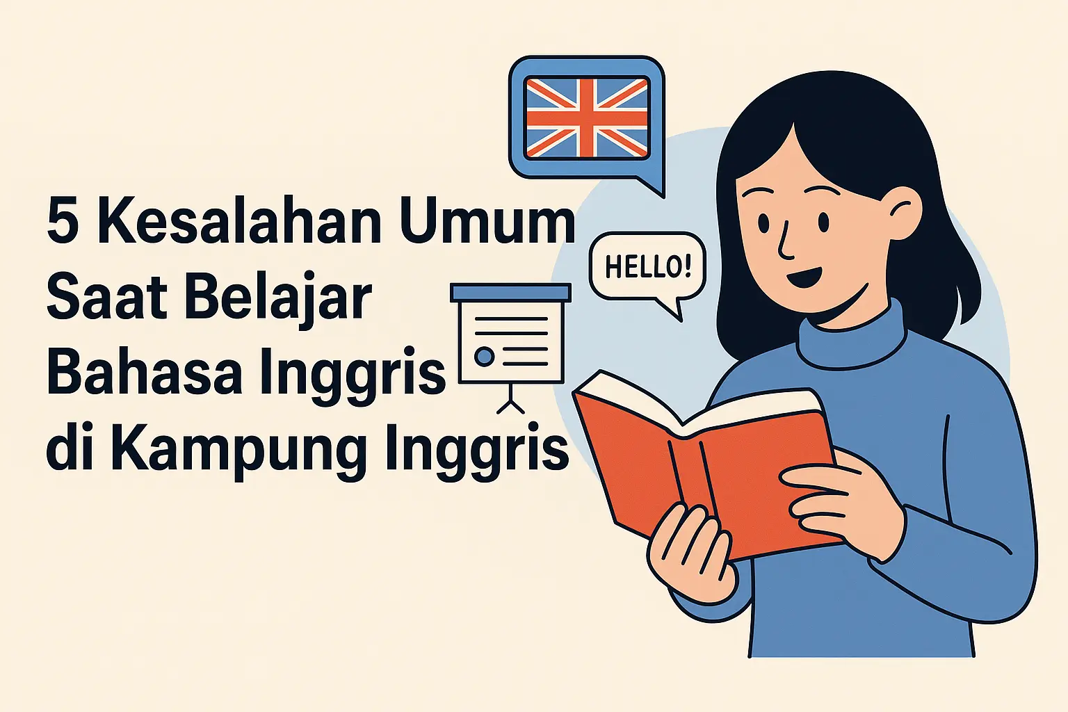 5 Kesalahan Umum Saat Belajar Bahasa Inggris di Kampung Inggris